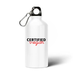 Aluminium water bottle- Certified Vegan